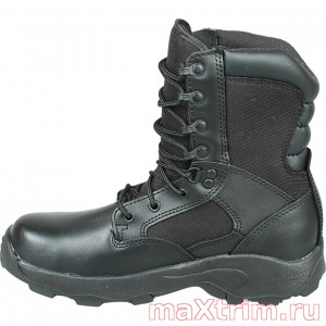 Армейские ботинки мужские с высоким берцем 0647 «COMMANDER», черный цвет